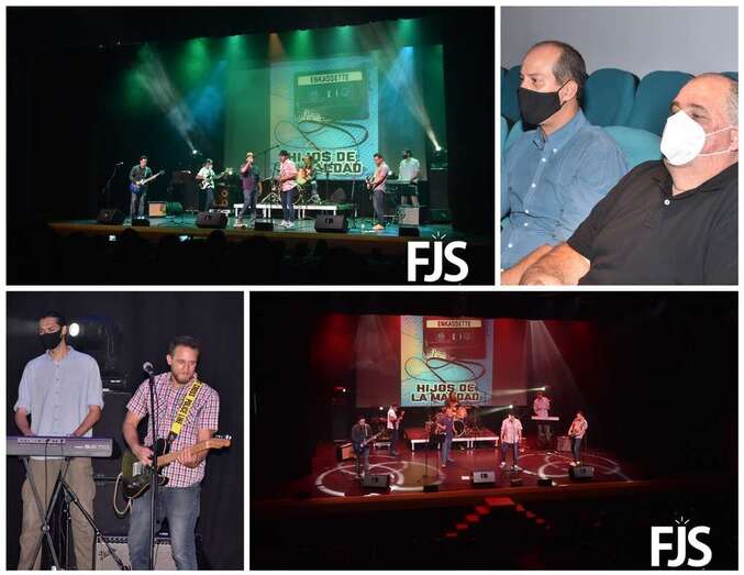 Momento del concierto de anoche/Francisco Javier Santana.